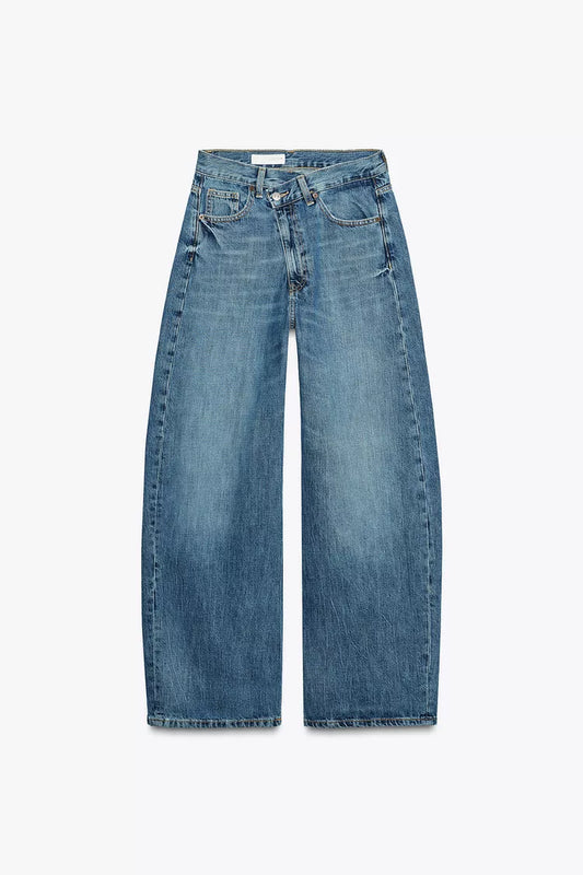002 ZR crossover baggy Highwaist Jeans