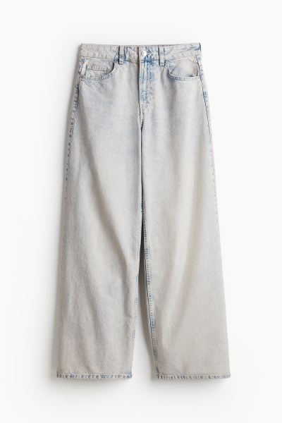 MH Highwaist Lightblue wide leg jeans