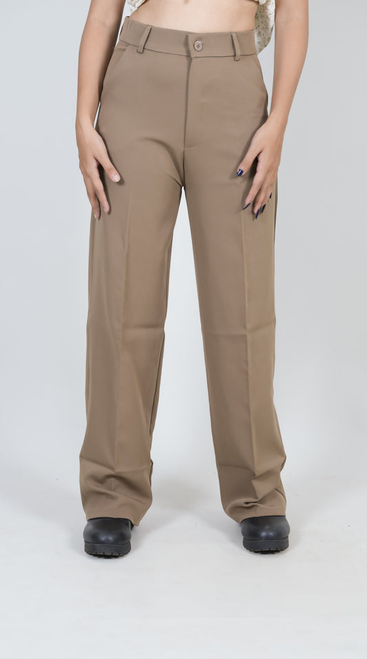 IMP Korean loose Highwaist straight fit Trouser