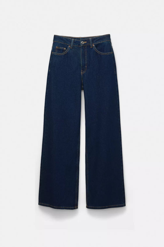 001 Pb raw wash Highwaist wide leg jeans