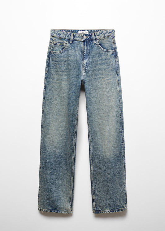 002 MG Unisex Dustyblue Straightfit Jeans