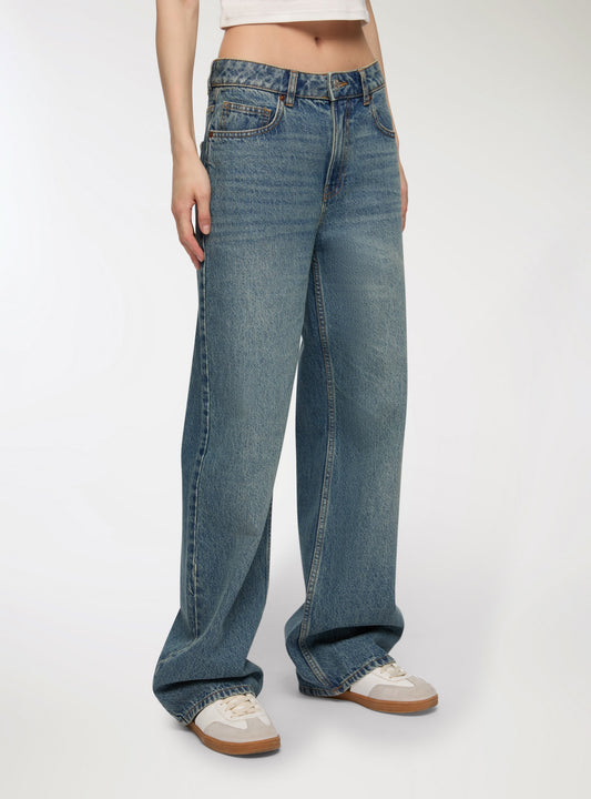 02 TNV Highrise dusty blue wide leg jeans