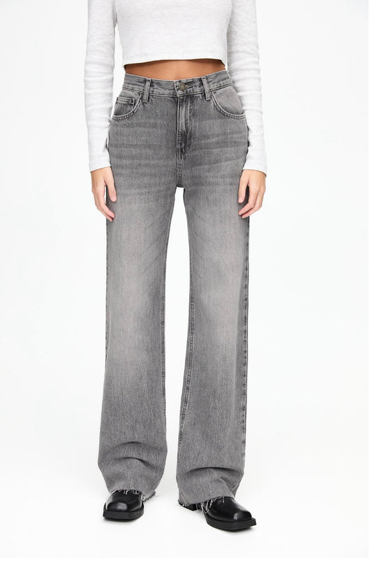 PB Highwaist Straightfit Jeans grey