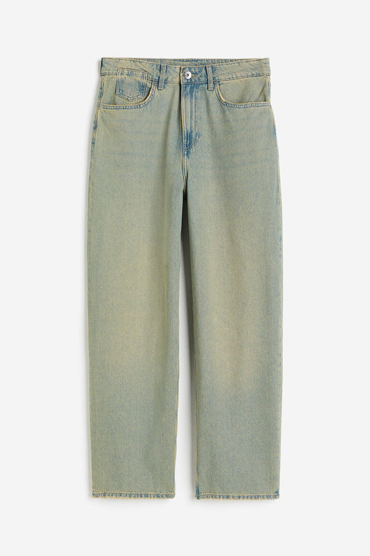 003 High-Rise Baggy Fit Jeans – Light Vintage Blue