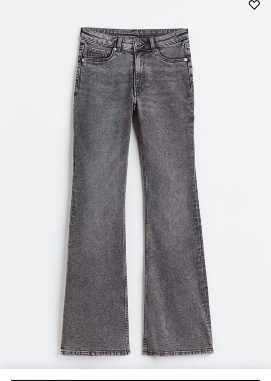 MH grey flare jeans