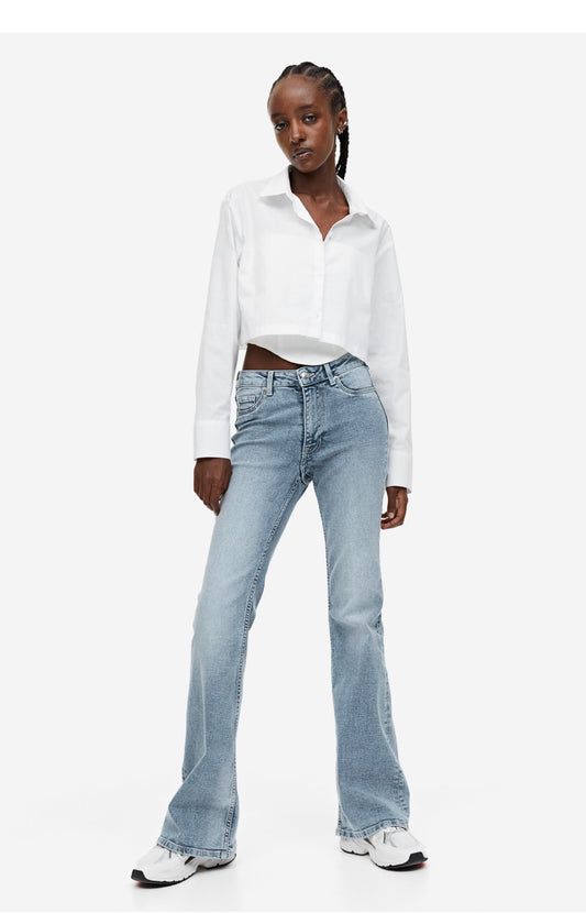 MH Lightblue flare jeans