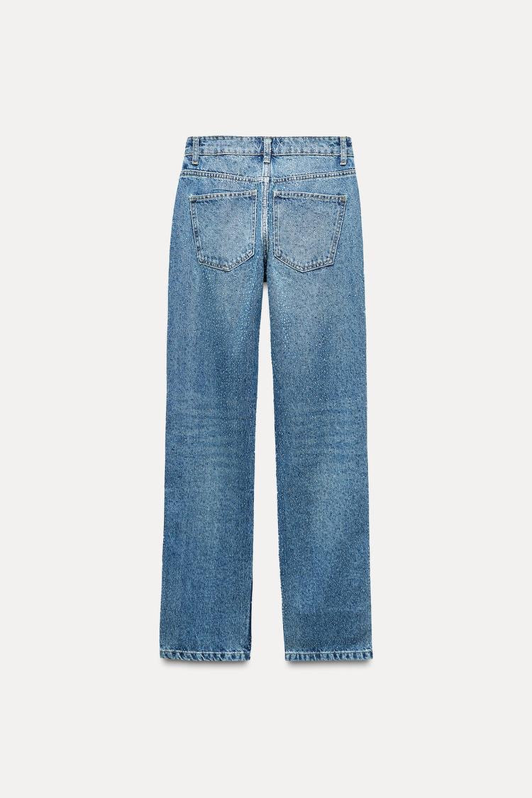 【YOURNUS】Bronze Gradation Wide Denim VeronicabeardwidelegjeansBlueM