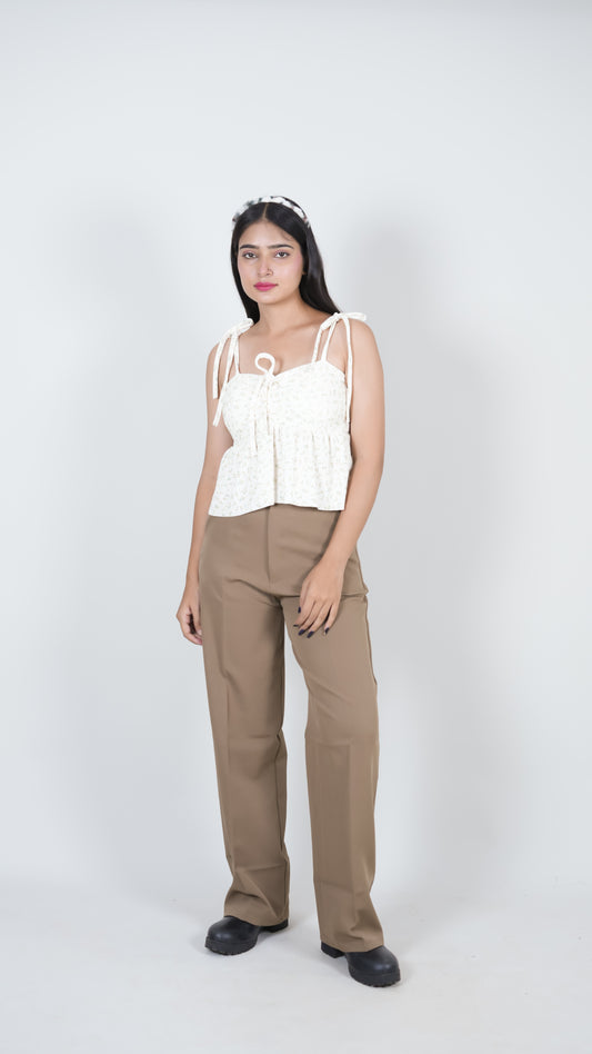 IMP Korean loose Highwaist straight fit Trouser