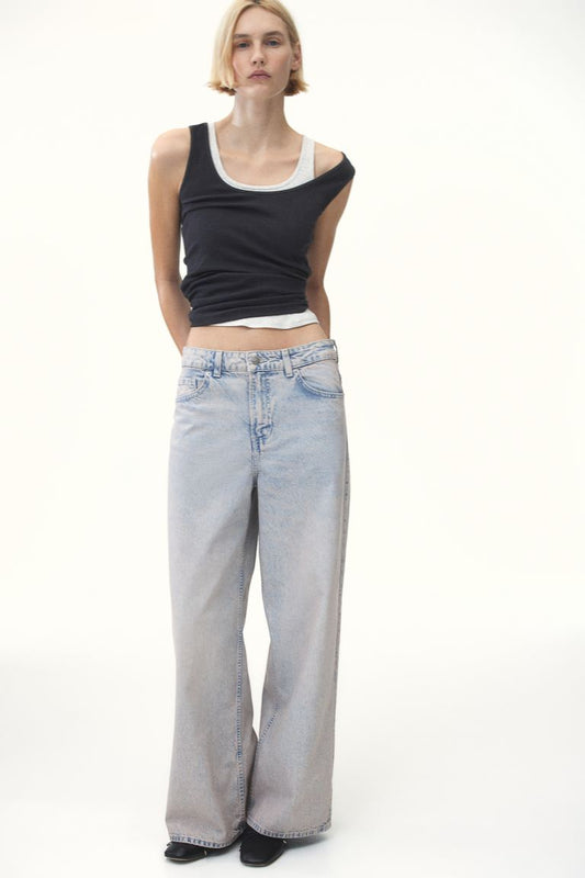 MH Highwaist Lightblue wide leg jeans