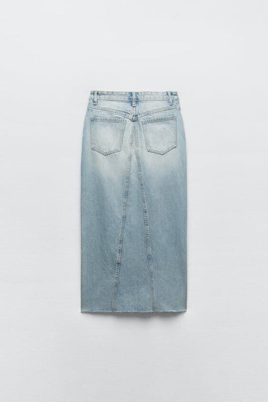 01 ZR denim skirt
